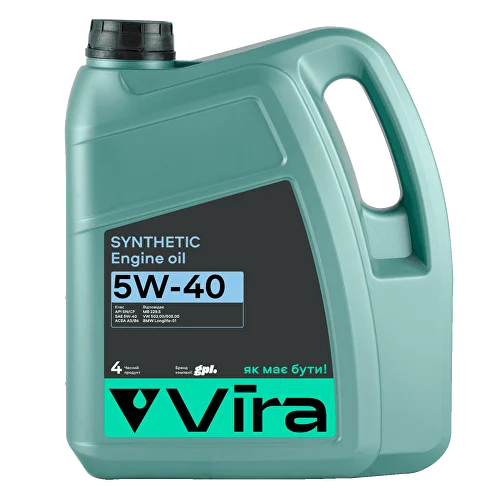 Олива моторна Vira Synthetic SN/CF 5W40 4л